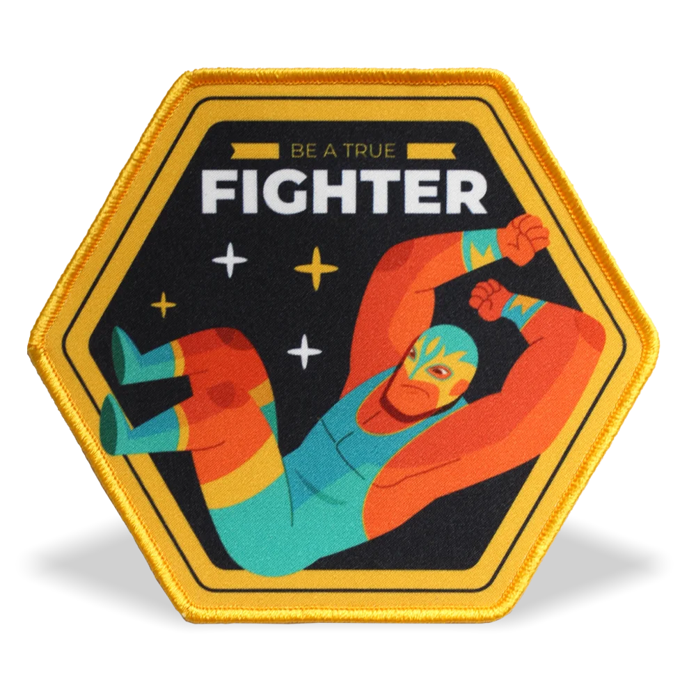 Sublimated Patch be a true fighter