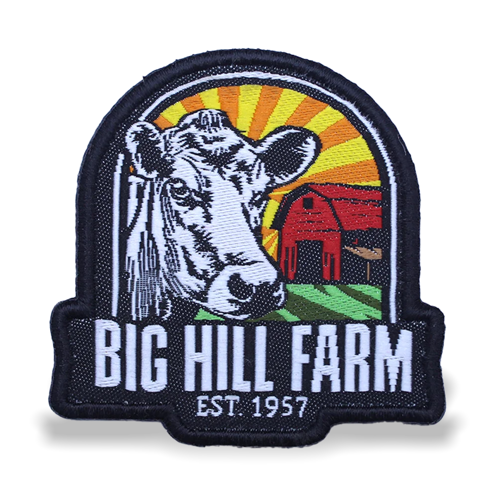 Woven-Patch big hill farm