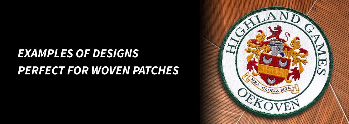 Examples of Designs Perfect for Woven Patches