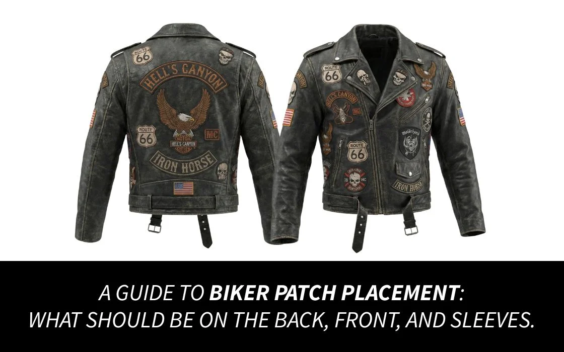 A Guide to Biker Patch Placement