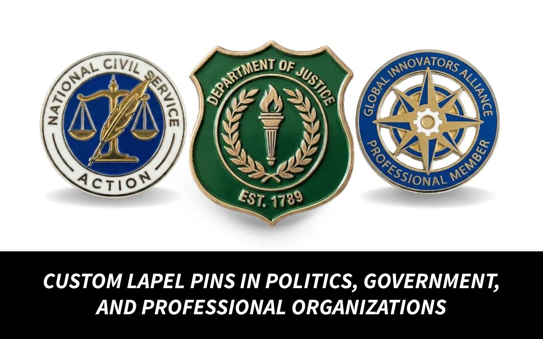 Custom Lapel Pins in Politics, Government, and Professional Organizations