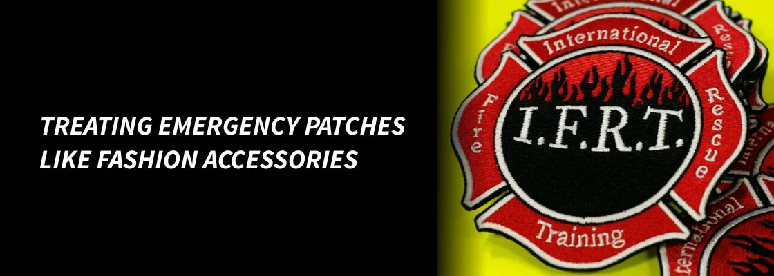 Emergency patches as fashion accessories