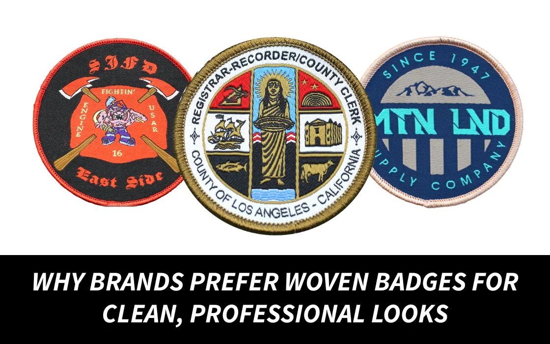 Why Brands Prefer Woven Badges for Clean, Professional Looks