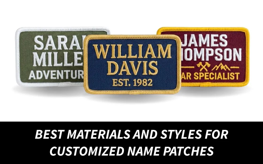 Best Materials and Styles for Customized Name Patches