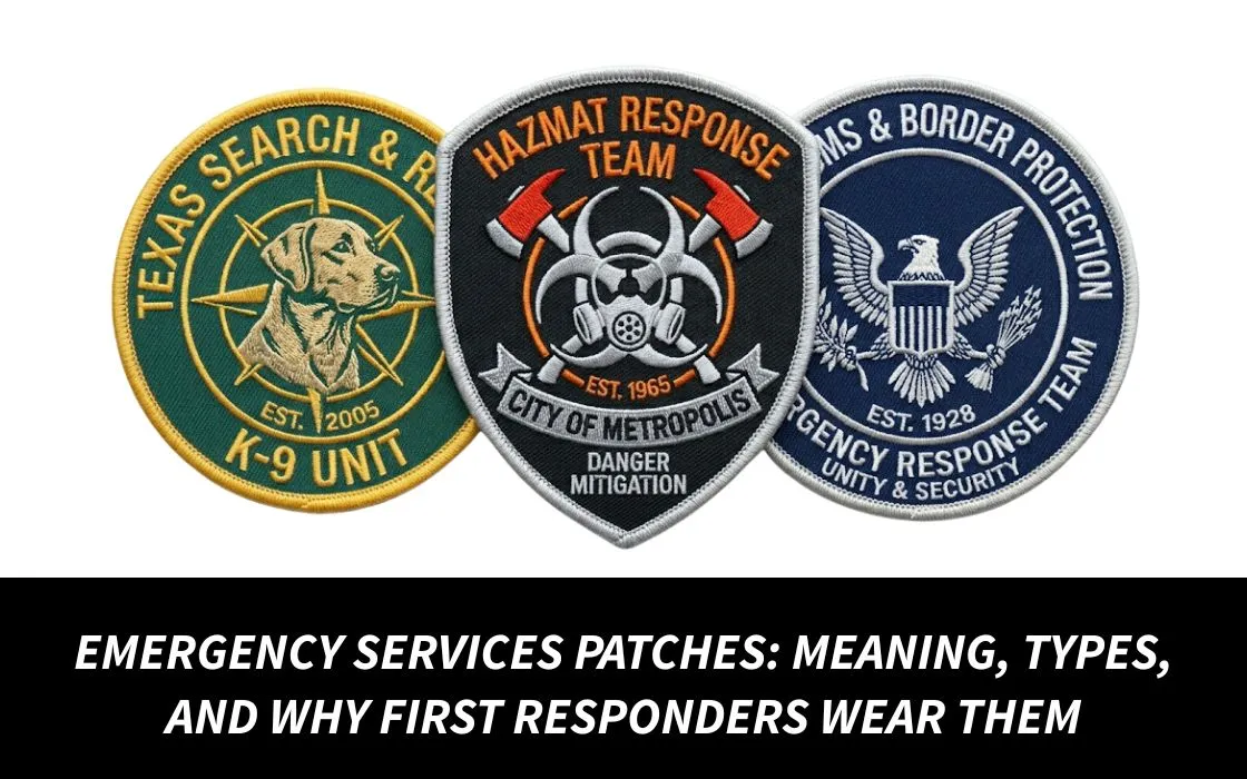 Emergency Services Patches_ Meaning, Types, and Why First Responders Wear Them
