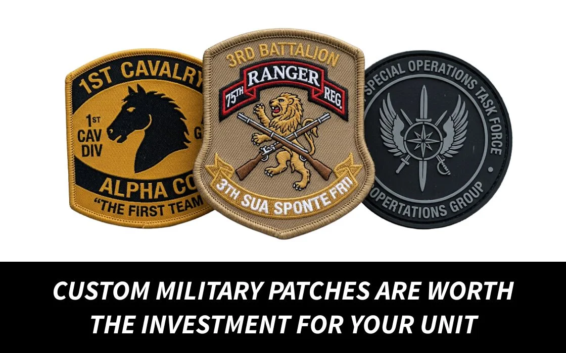 Custom Military Patches Are Worth the Investment for Your Unit