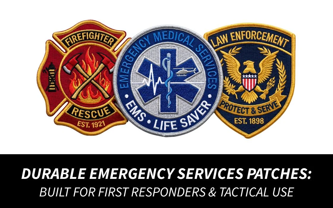 Durable Emergency Services Patches_ Built for First Responders & Tactical Use