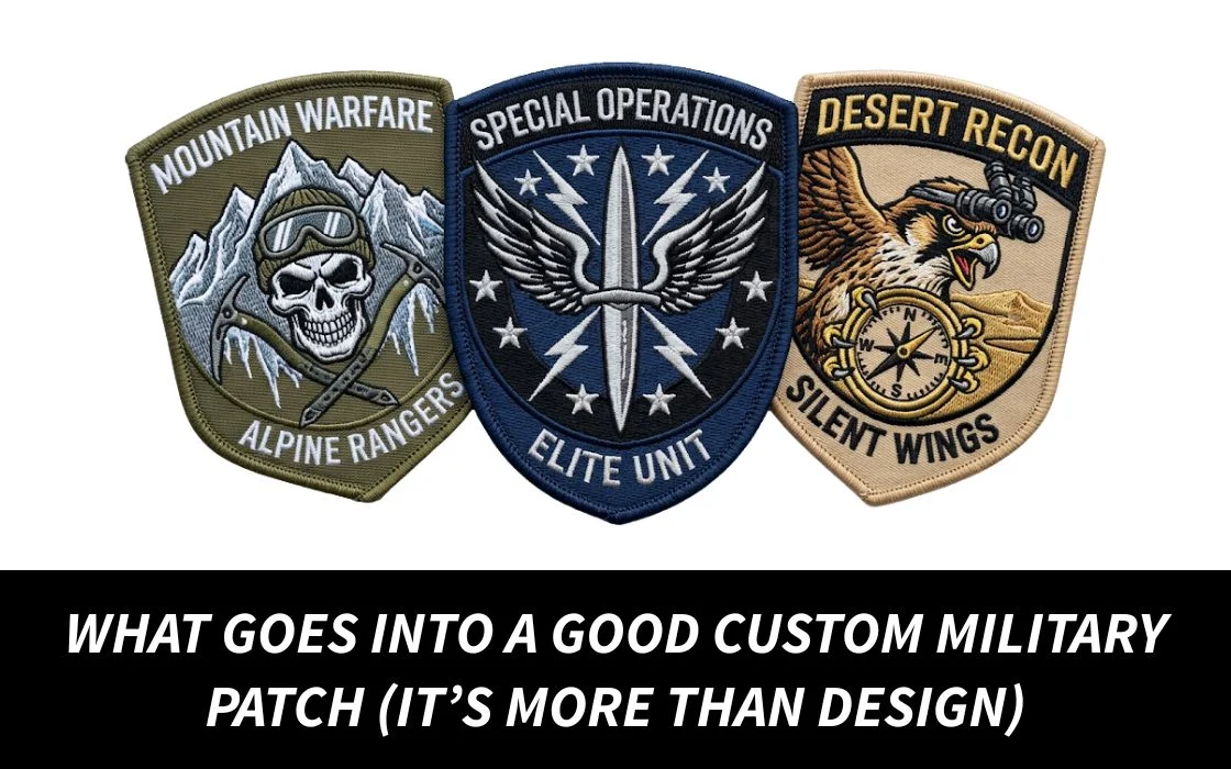 What Goes Into a Good Custom Military Patch (It’s More Than Design)
