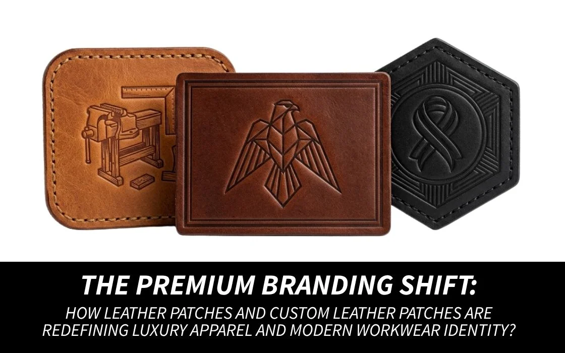How Leather Patches and Custom Leather Patches Are Redefining Luxury Apparel and Modern Workwear Identity
